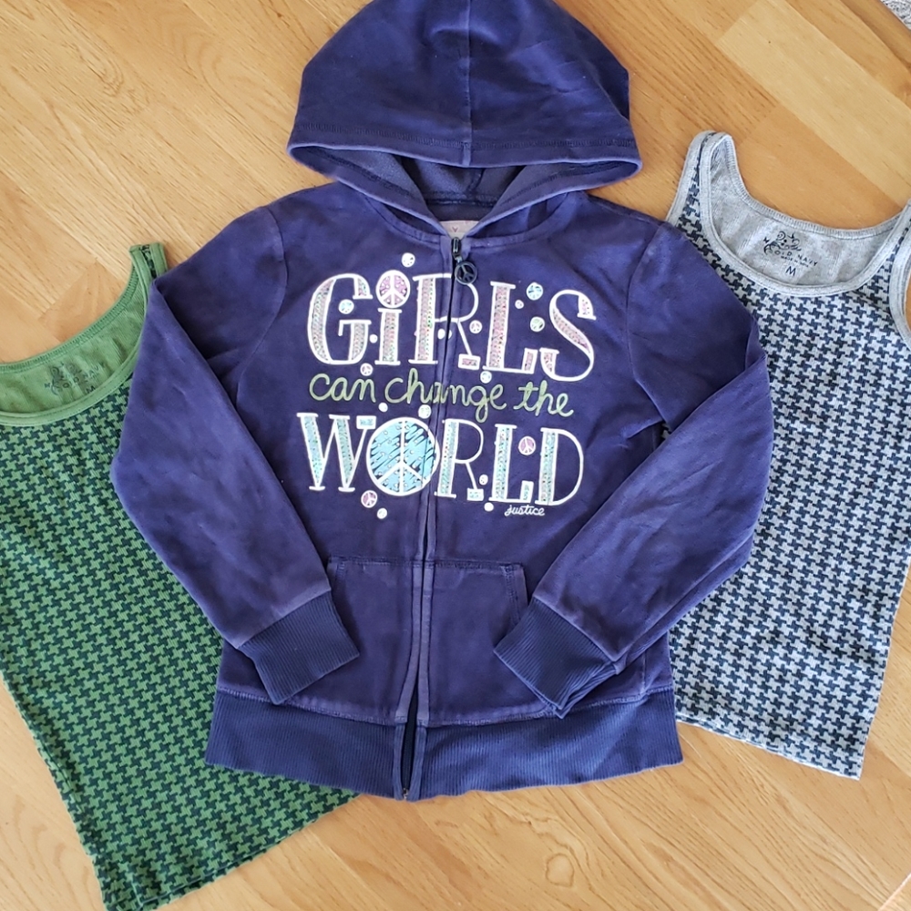 Girl's 3-pc Justice/Old Navy Lot Sz 8